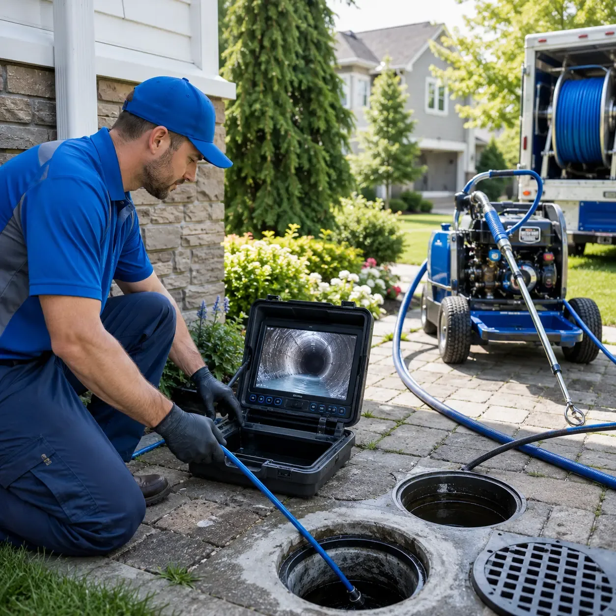 Outdoor drain cleaning professionals serving Royal, AR